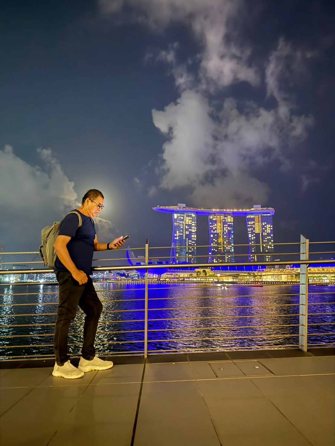Marina Bay Sands at night